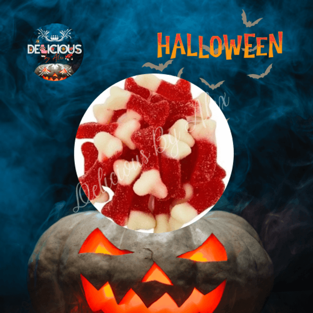 Os acide Halloween - 100g ou 1 kg - Halal
